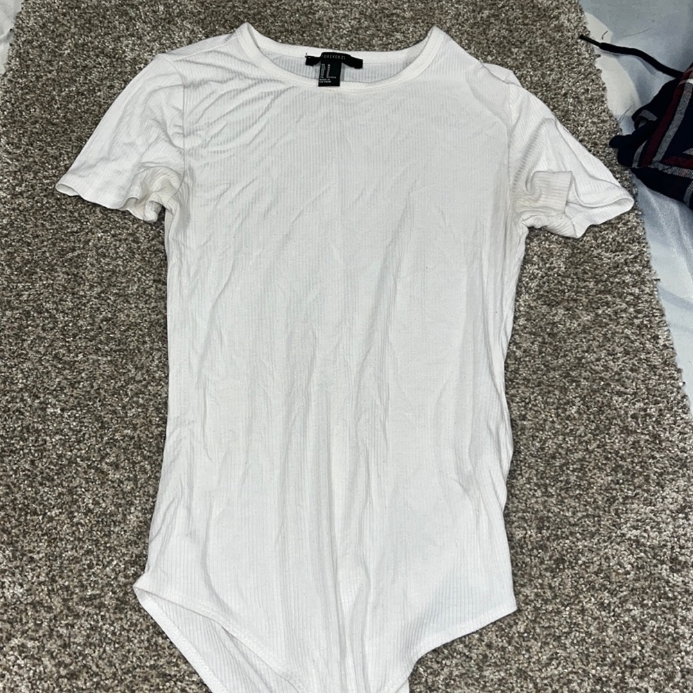 forever 21 ribbed bodysuit